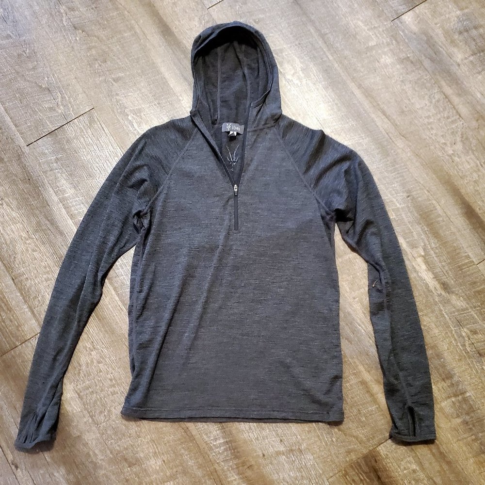 Icebreaker Men’s Baselayer Hoodie 100% Merino Wool